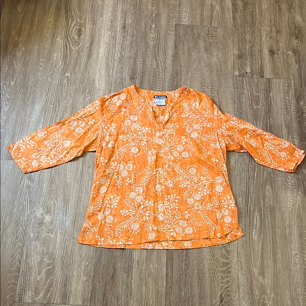 Columbia Orange Cotton Top